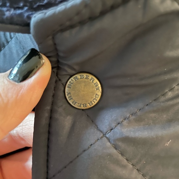 Burberry London Quilted Navy Jacket Mens Size 48 IT - Picture 9 of 9